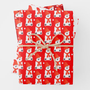 Hoja De Papel De Regalo Oso polar diseñado