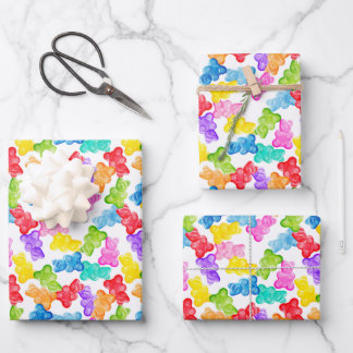 Hoja De Papel De Regalo Osos de goma por LAD