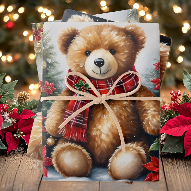 Hoja De Papel De Regalo Osos de peluche grandes en 3 Navidades (Subido por el creador)