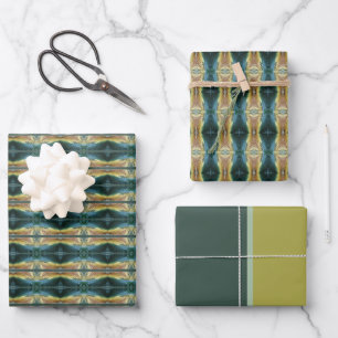 Hoja De Papel De Regalo Otoño Cambiando Colores Leaf Art, Yellow Brown Gre