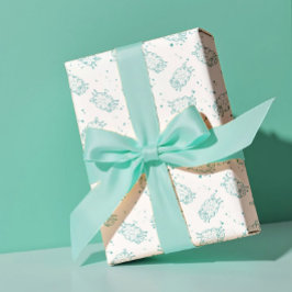 Hoja De Papel De Regalo Ovejas Lindas – Patrón Caprichoso sin Costuras