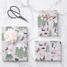 Paisaje en las pistas de esquí de montaña de invie