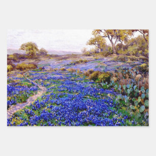 Hoja De Papel De Regalo Paisajes de Bluebonnet por Julian Onderdonk