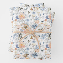 Pájaro Azul Rubor Melocotón Pálido 