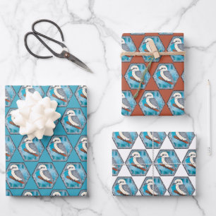Hoja De Papel De Regalo Pájaro de Kookaburra