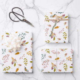 Hoja De Papel De Regalo Pájaros coloridos