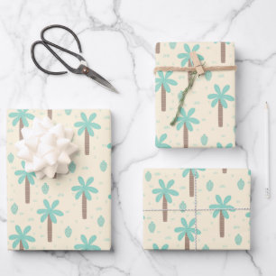 Hoja De Papel De Regalo Palm Tree Grove