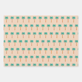 Hoja De Papel De Regalo Palmeras