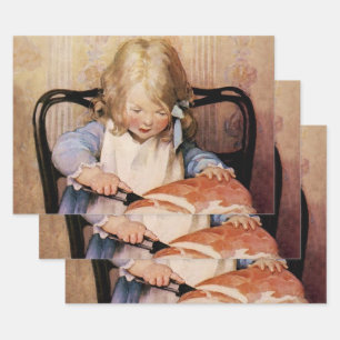 Hoja De Papel De Regalo Pan fresco de Jessie Willcox Smith