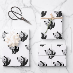 Hoja De Papel De Regalo Panda Cub Tote Bag