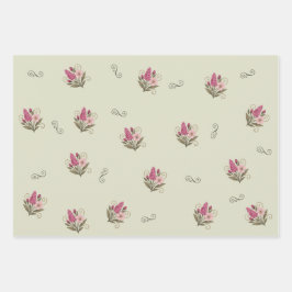 Hoja De Papel De Regalo Papier cadeau à plat, lot de 3