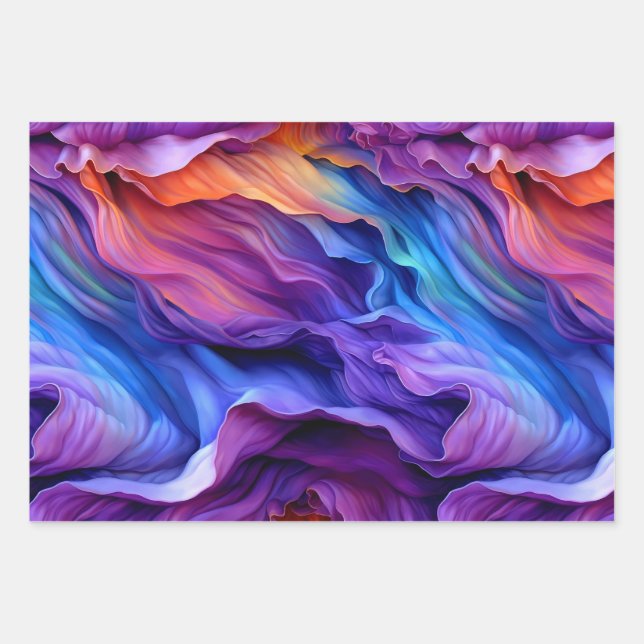 Hoja De Papel De Regalo Papier Cadeau Vibrant (Anverso)