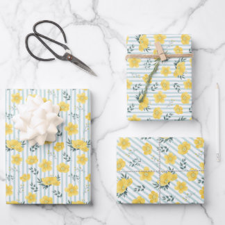 Hoja De Papel De Regalo papilas amarillas