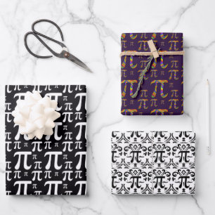 Hoja De Papel De Regalo Paquete De Patrón Pi