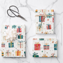 Paquetes de regalo de época para navidades