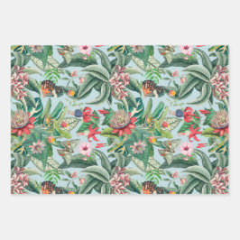 Hoja De Papel De Regalo Paraíso tropical