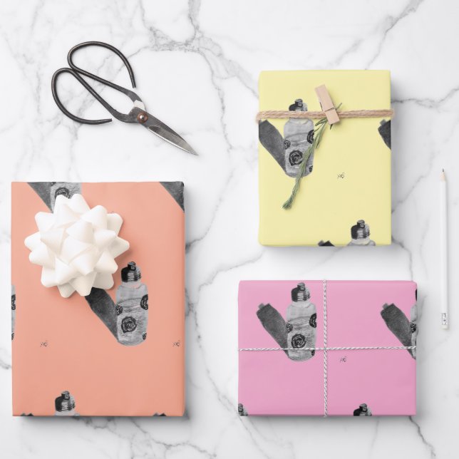 Hoja De Papel De Regalo Parfum D’eau (Anverso)