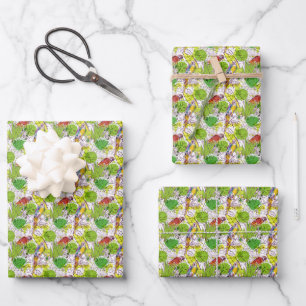 Hoja De Papel De Regalo ParroTES Tropicales