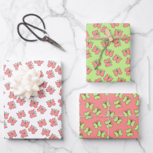 Hoja De Papel De Regalo Partido de Cumpleaños de la Mariposa