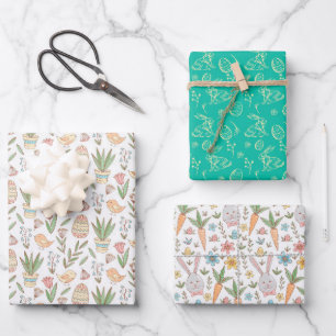Hoja De Papel De Regalo Pascuas