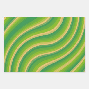 Hoja De Papel De Regalo Pasión Verde
