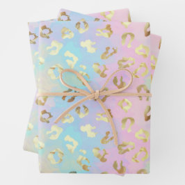 Hoja De Papel De Regalo Pastel Colors Leopard Skin Bandana
