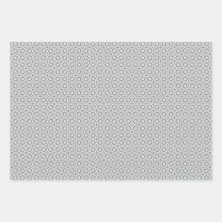 Hoja De Papel De Regalo Pastel combination of Retro Gray, Mint, Geometric