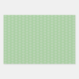 Hoja De Papel De Regalo Pastel de círculos sobre