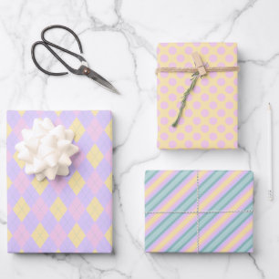 Hoja De Papel De Regalo Pastel de patrón de Semana Santa Cuta