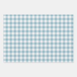 Hoja De Papel De Regalo Pastel Gingham