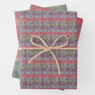 Hoja De Papel De Regalo Pastel Resumen Arte