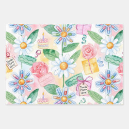 Hoja De Papel De Regalo Pastel Watercolor Pharmacy Thanks Pharm Hero