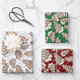 Hoja De Papel De Regalo Pasteles Pequeña Debbie Navidad Regalo