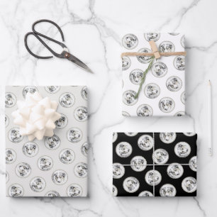 Hoja De Papel De Regalo Pastor Australiano Pintando Arte De Perro Merle Az