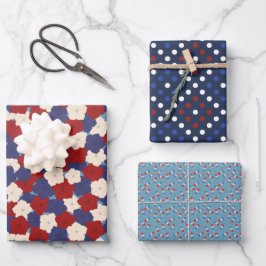 Hoja De Papel De Regalo Patriotic Wrapping Paper