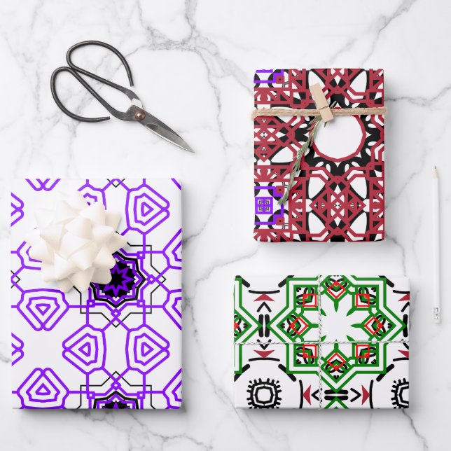 Hoja De Papel De Regalo Patrón (Anverso)