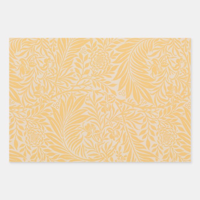 Hoja De Papel De Regalo Patrón adaptado de larkspur William Morris (Anverso)