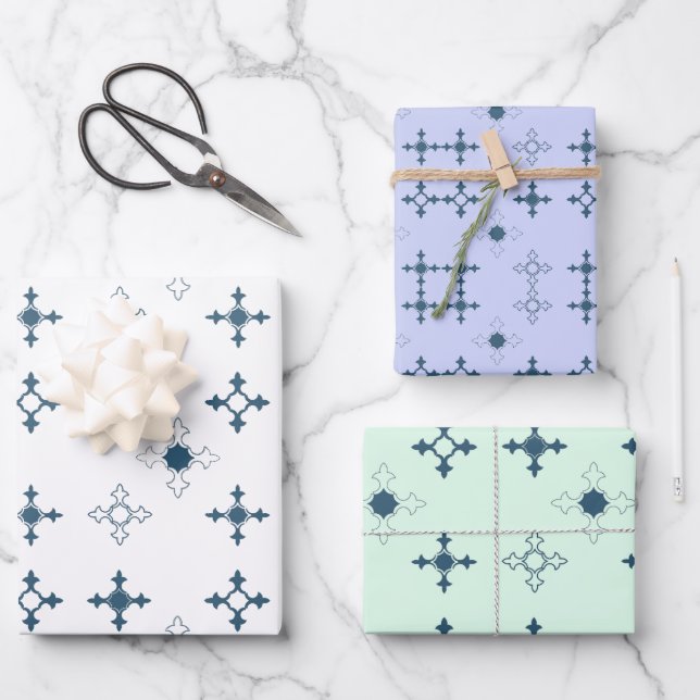 Hoja De Papel De Regalo patrón árabe islámico (Anverso)
