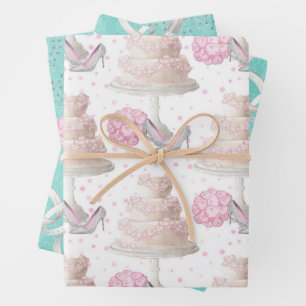Hoja De Papel De Regalo Patrón boda