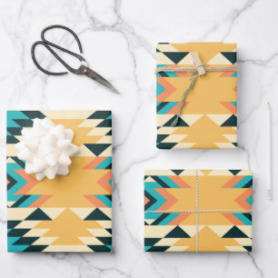 Hoja De Papel De Regalo Patrón Boho de estilo suroeste