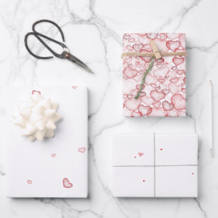 Hoja De Papel De Regalo patrón continuo de acuarela con numerosos sof