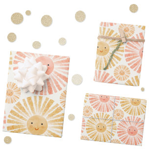 Hoja De Papel De Regalo Patrón de agua de poca luz solar