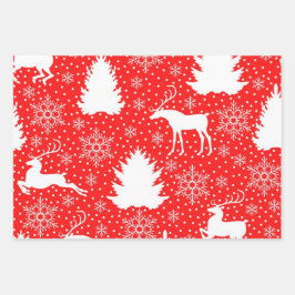 Hoja De Papel De Regalo Patrón de año nuevo