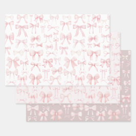 Hoja De Papel De Regalo patrón de arcos rosados