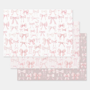 Hoja De Papel De Regalo patrón de arcos rosados