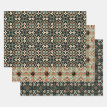 Patrón de arte de Boho de Etnia Estadounidense 7