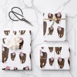 Hoja De Papel De Regalo Patrón de aves buitre