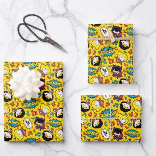 Hoja De Papel De Regalo Patrón de baile de Heroine Chibi