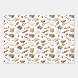 Hoja De Papel De Regalo Patrón de balanceo de color de agua