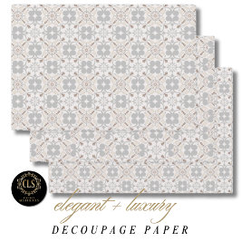 Hoja De Papel De Regalo Patrón de Baldosa Española Gris